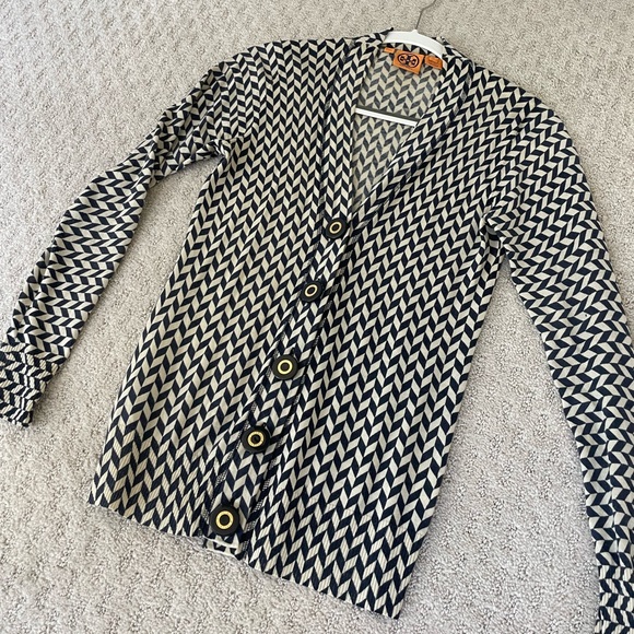 Tory Burch Geometric Cardigan - Picture 8 of 11